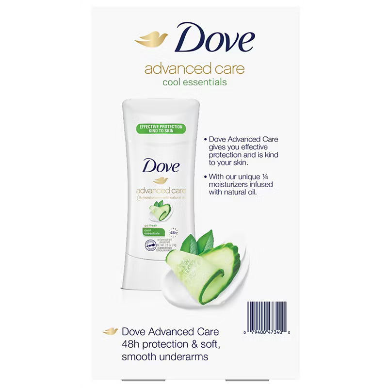 Dove Advanced Care Cool Essentials Deodorant, 4 pk. - Fashions for Home