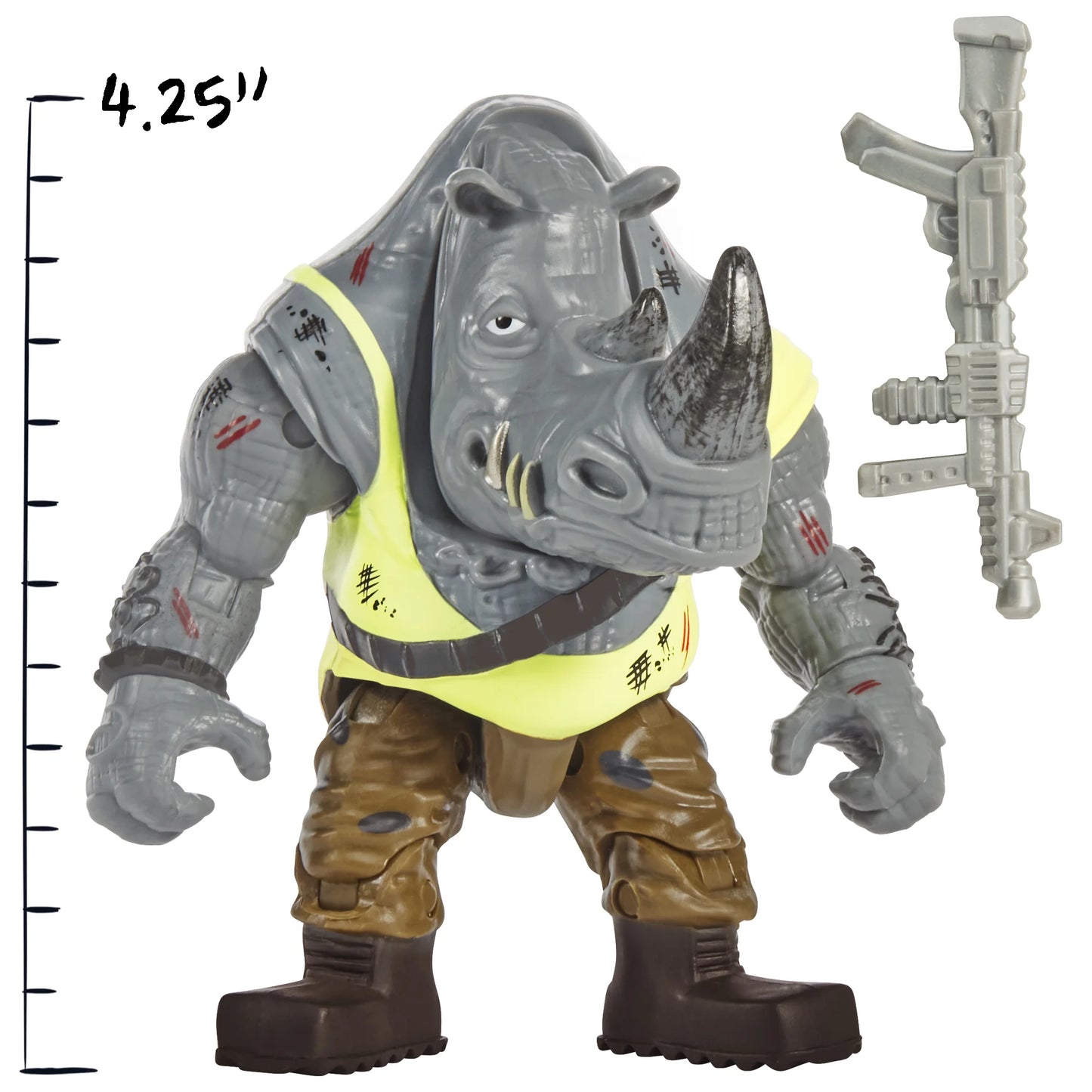 Teenage Mutant Ninja Turtles Mutant Mayhem Mutation Station Raph Vs Rocksteady Exclusive 4.6-Inch Battle Pack