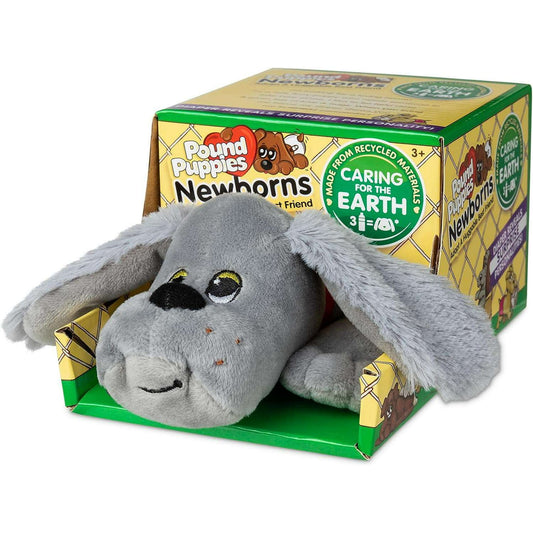 Pound Puppies Newborns Grey Plush (Lovey)
