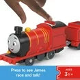 Thomas & Friends Talking James Toy Train Play Vehicle, Motorized Engine with Phrases & Sounds