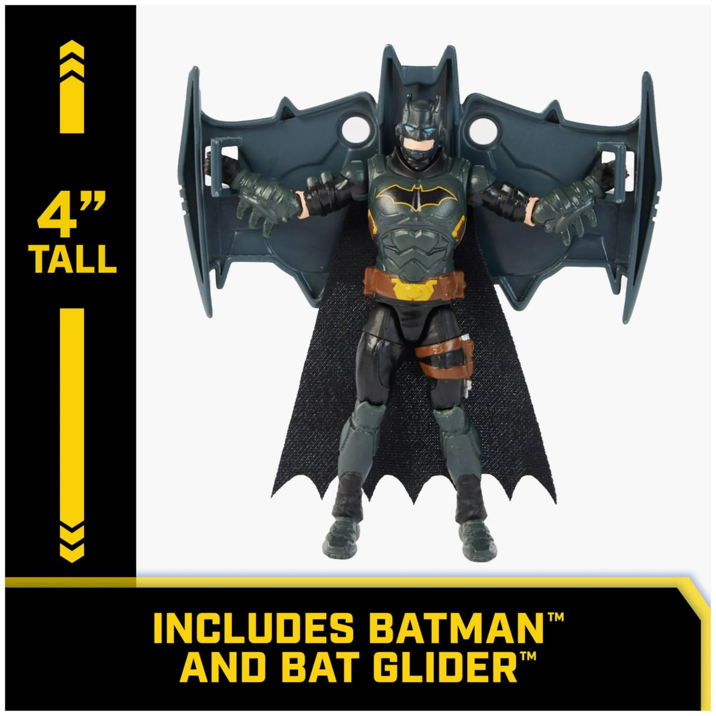 DC Comics Batman, Ultimate Transforming Batmobile Playset, 2-in-1 Playset with Exclusive Figure and Glider, Lights, Sounds, Kids Toys for Boys and Girls 4+ Fashions for Home