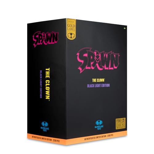 Spawn The Clown Black Light Edition 7in Fashions for Home