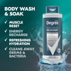 Degree Men Maximum Recovery Body Wash and Bath Soak Charcoal Extract  16 oz