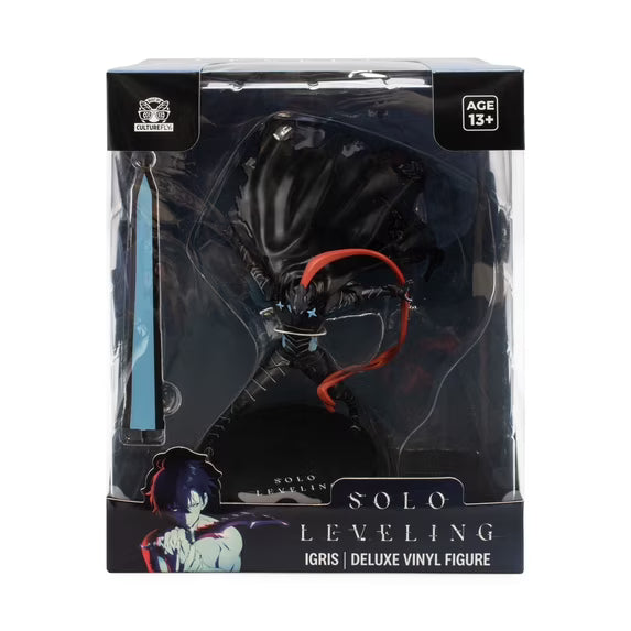 CultureFly Solo Leveling Igris 9-Inch Collectible Deluxe Vinyl Figure Fashions for Home