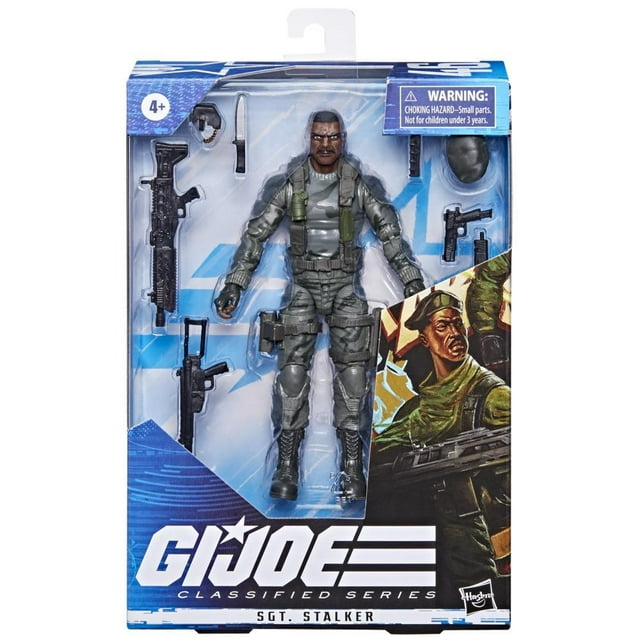 G.I. Joe Classified Series Series Lonzo "Stalker" Wilkinson Figure 46 Collectible Toy, Accessories, Custom Package Art