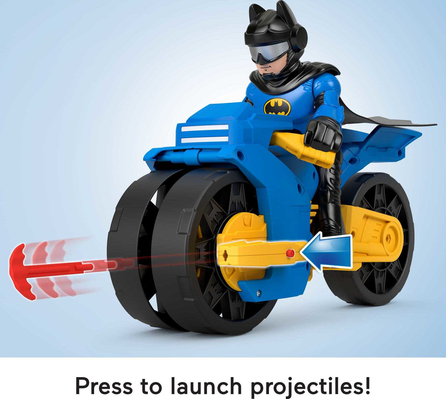 Imaginext DC Super Friends Batman Toys, XL Batcycle and Batman Figure, 10-inches - Fashions for Home
