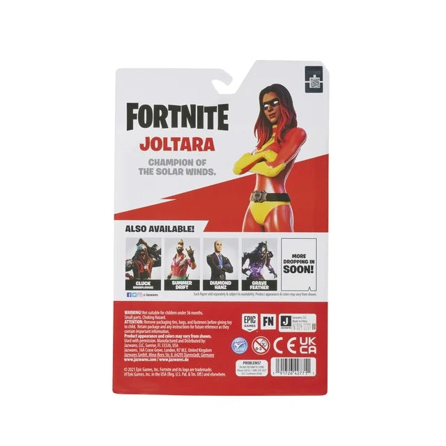 Fortnite Joltara Solo Mode - 4 inch Articulated Figure with Phantasmic Pulse Harvesting Tool Fashions for Home