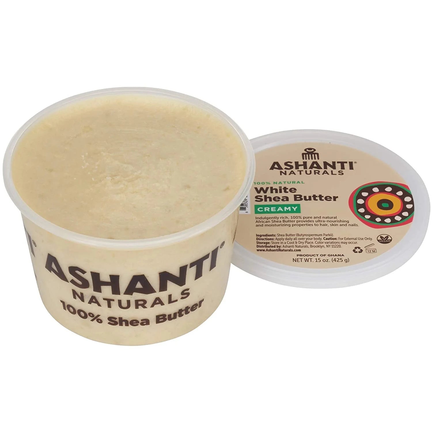 Ashanti Naturals Unrefined African Soft & Creamy White Shea Butter - 15 oz. - Fashions for Home