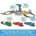 Thomas & Friends Talking James Toy Train Play Vehicle, Motorized Engine with Phrases & Sounds