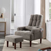 Redde Boo modern living room leisure sofa chair design gray fabric home adjustable cozy soft chair