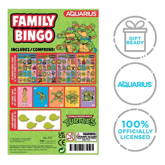 Teenage Mutant Ninja Turtles Family Bingo Game Fashions for Home