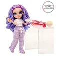Rainbow High Jr High PJ Party Violet, Purple 9” Posable Doll, Ages 4-12 - Fashions for Home