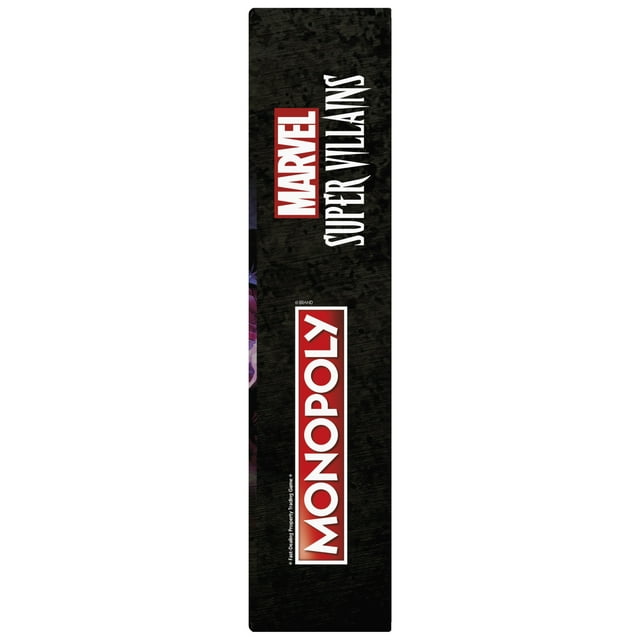 monopoly marvel super villains edition board game for kids and family ages 8 and up 2 6 players