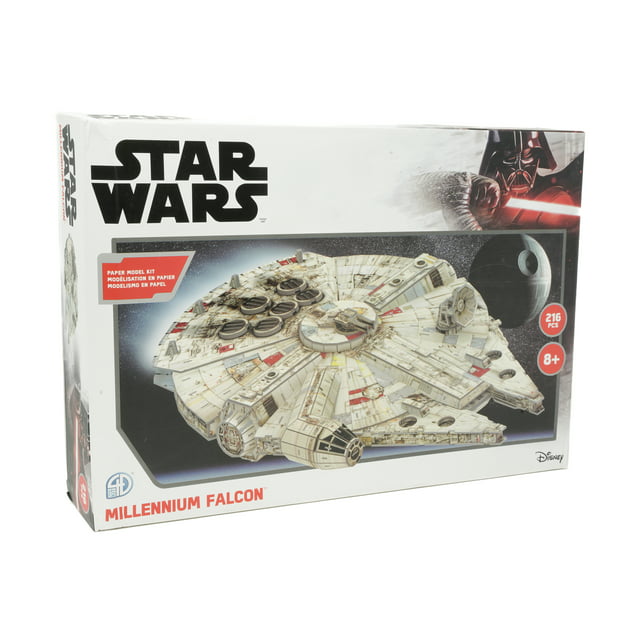 4D Cityscape Star Wars - Millennium Falcon Paper Model Kit: 216 Pcs Fashions for Home