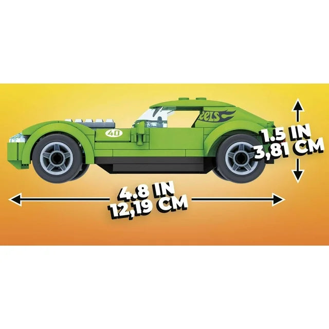 MEGA Hot Wheels HW40 building set with 90 pieces