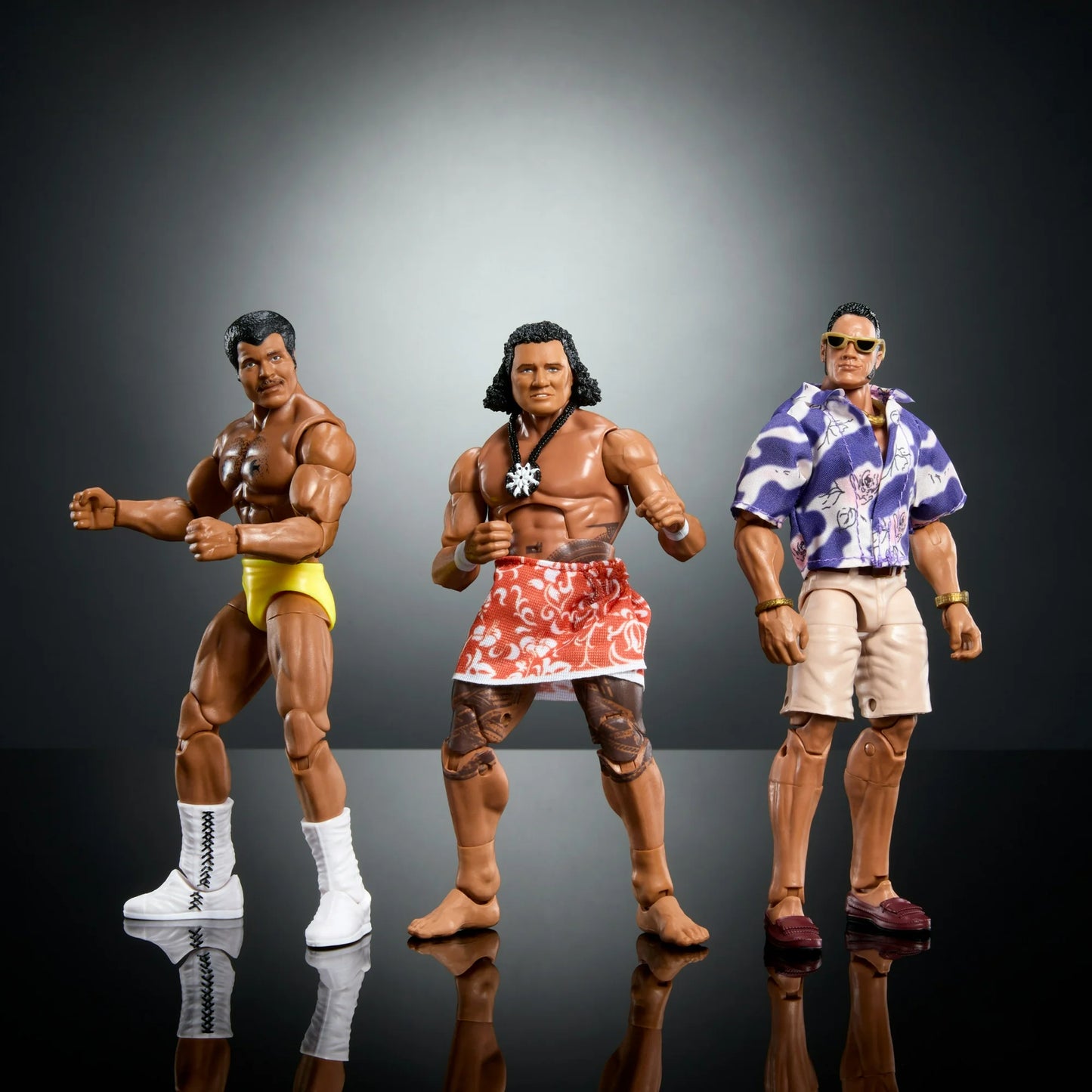 WWE Elite Action Figure Generations: The Rock, Rocky Johnson, Maivia Legacy Box Set, 3-Pack Fashions for Home