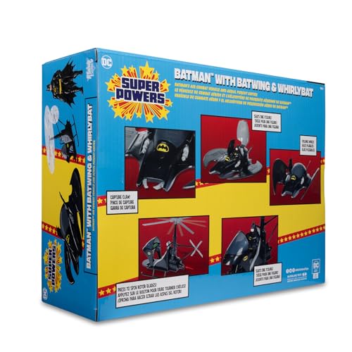McFarlane Toys - DC Super Powers Batman with Batwing and Whirlybat, 3pk, Gold Label Fashions for Home