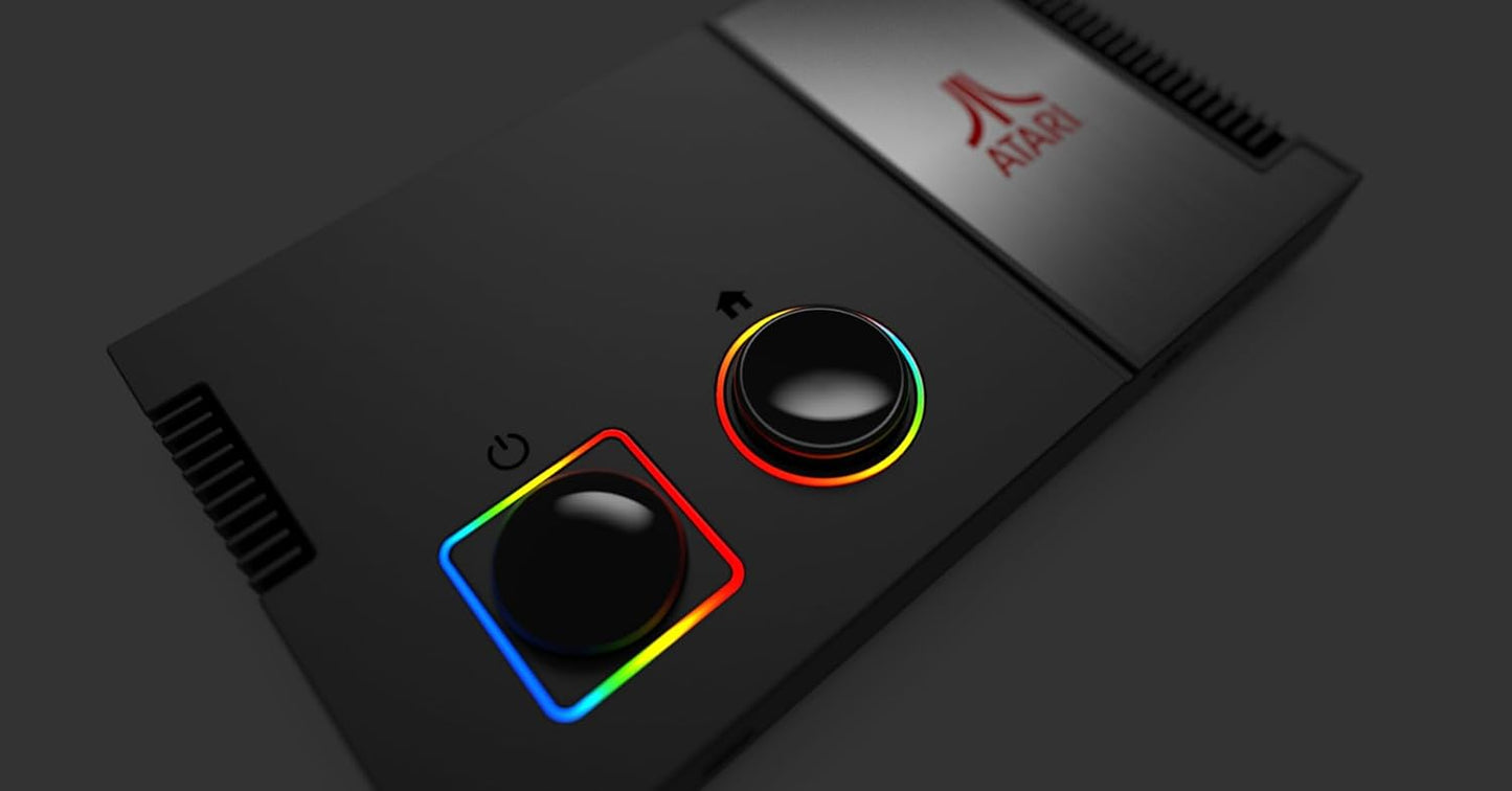 My Arcade Atari Game Station Pro: Retro Video Game Console with 200+ Games, Wireless Joysticks, RGB LED Lights, Atari 2600/5200/7800 and More