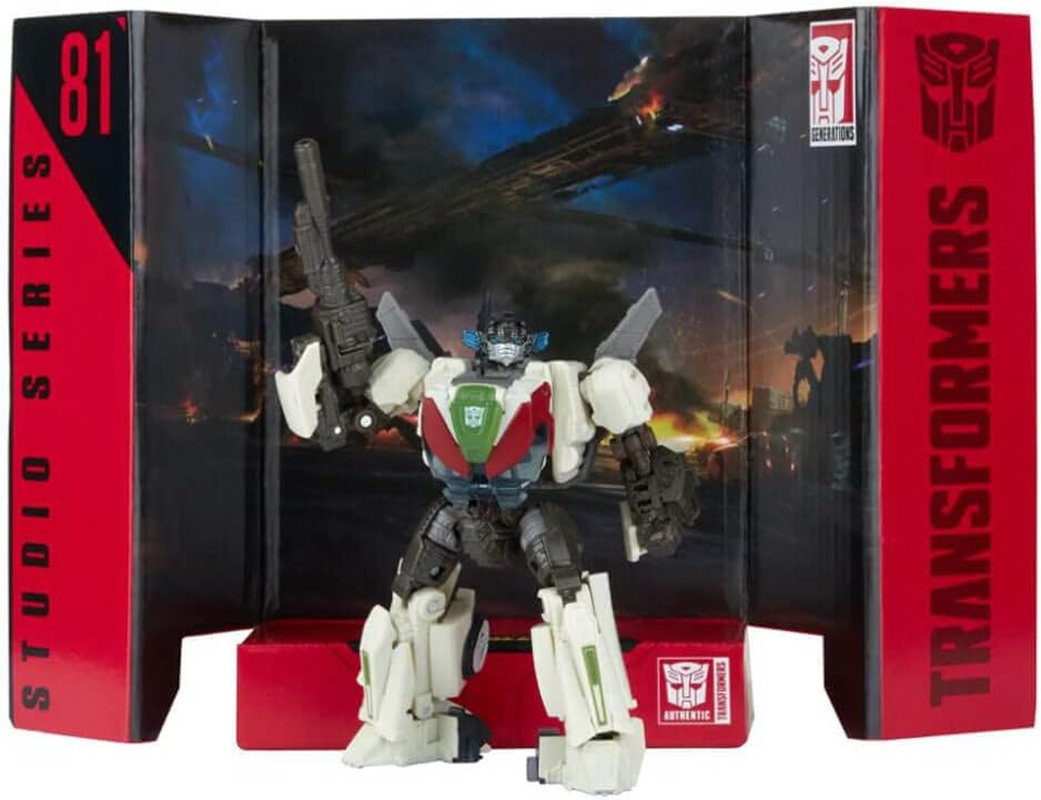 Transformers Toys Studio Series 81 Deluxe Class Bumblebee Wheeljack Action Figure - Ages 8 and Up, 4.5-inch