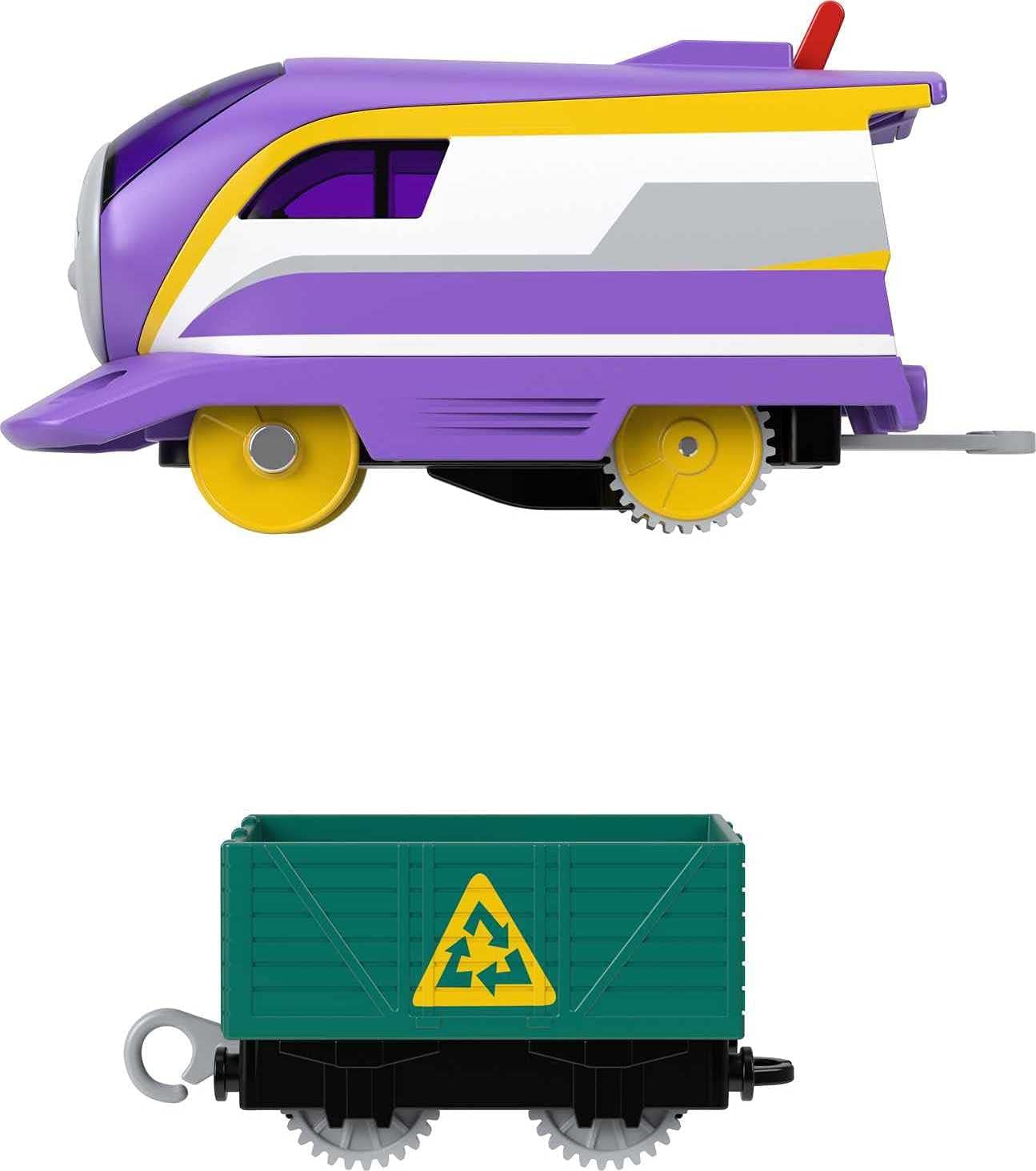 Thomas & Friends Motorized Toy Train Kana Battery-Powered Engine with Cargo for Pretend Play Preschool Kids Ages 3+ Years​