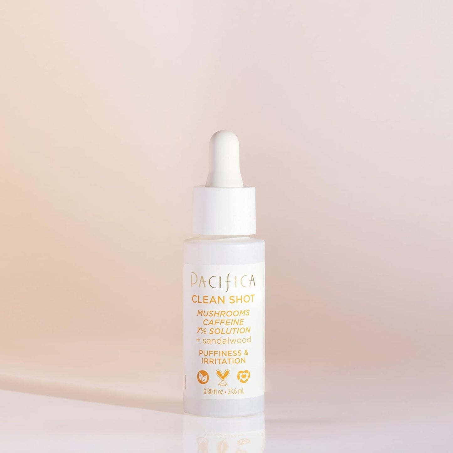 Clean Shot Mushrooms and Caffeine 7 Percent by Pacifica for Unisex - 0.80 oz Serum - Fashions for Home