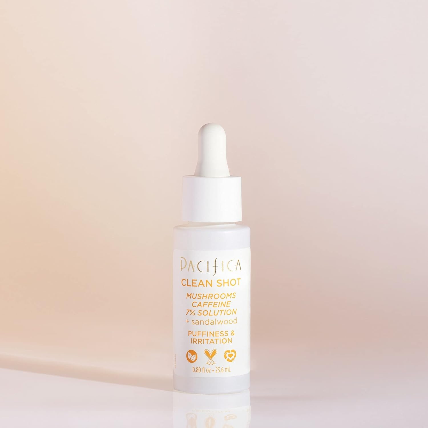 Clean Shot Mushrooms and Caffeine 7 Percent by Pacifica for Unisex - 0.80 oz Serum - Fashions for Home