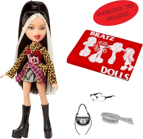 Bratz Stylin' Jade Fashion Doll with Customizable T-Shirt for You and Accessories Fashions for Home