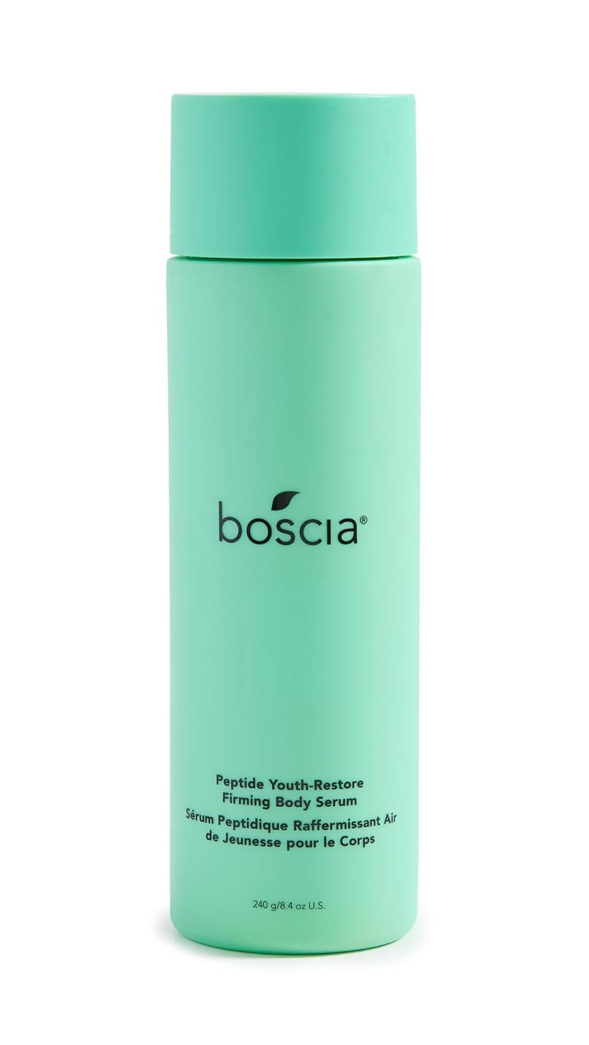 boscia Peptide Youth-Restore Firming Body Serum - Vegan, Cruelty-Free & Natural Skin Care - Anti-Aging Body Serum with Niacinamide - Hypoallergenic & Dermatologist-Tested - For All Skin Types - 8.4 Oz