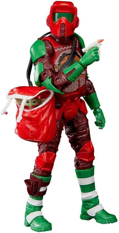 Star Wars The Black Series Scout Trooper (Holiday Edition) and Grogu 6-Inch Action Figures - Exclusive - Fashions for Home