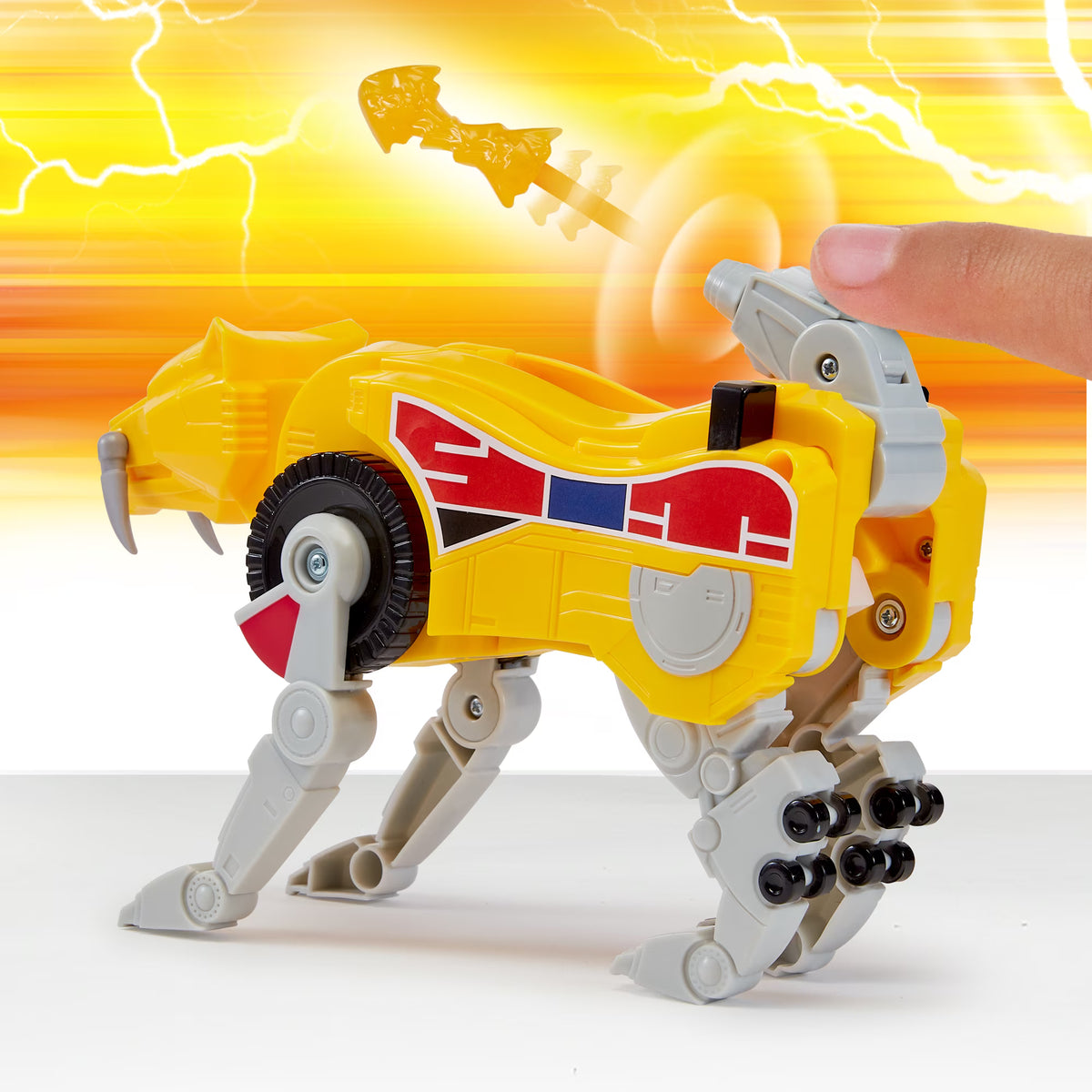 Power Rangers Mighty Morphin Re-Ignition - Sabretooth Tiger Combinable Dinozord by Playmates Toys Fashions for Home
