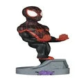Exquisite Gaming: Spider-Verse: Miles Morales - Marvel Original Mobile Phone & Gaming Controller Holder, Device Stand, Cable Guys, Marvel Licensed Figure