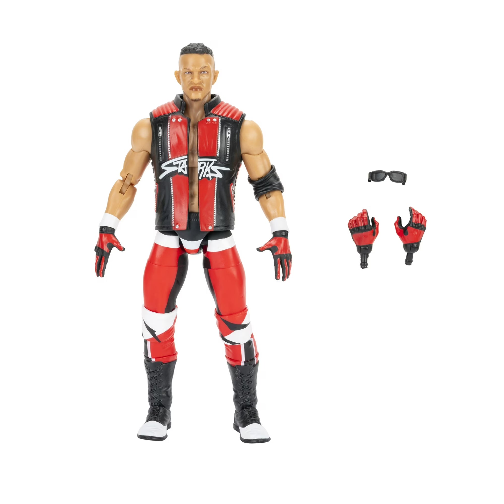 AEW Unrivaled Ricky Starks - 6 inch Figure with Entrance Vest, Sunglasses, and Alternate Hands (Walmart Exclusive) Fashions for Home