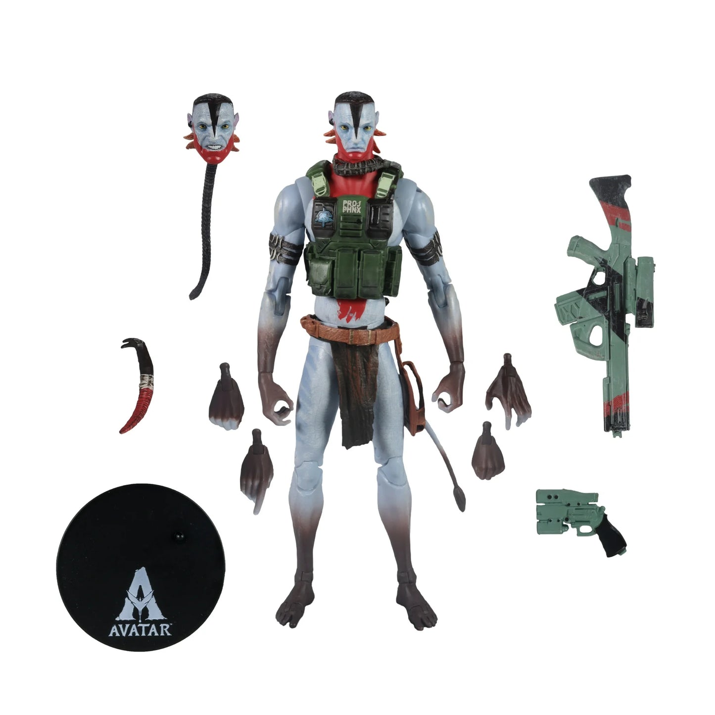 Avatar: Fire and Ash Quaritch (Ash Warrior) 7" Action Figure Collector Edition - McFarlane Toys Fashions for Home