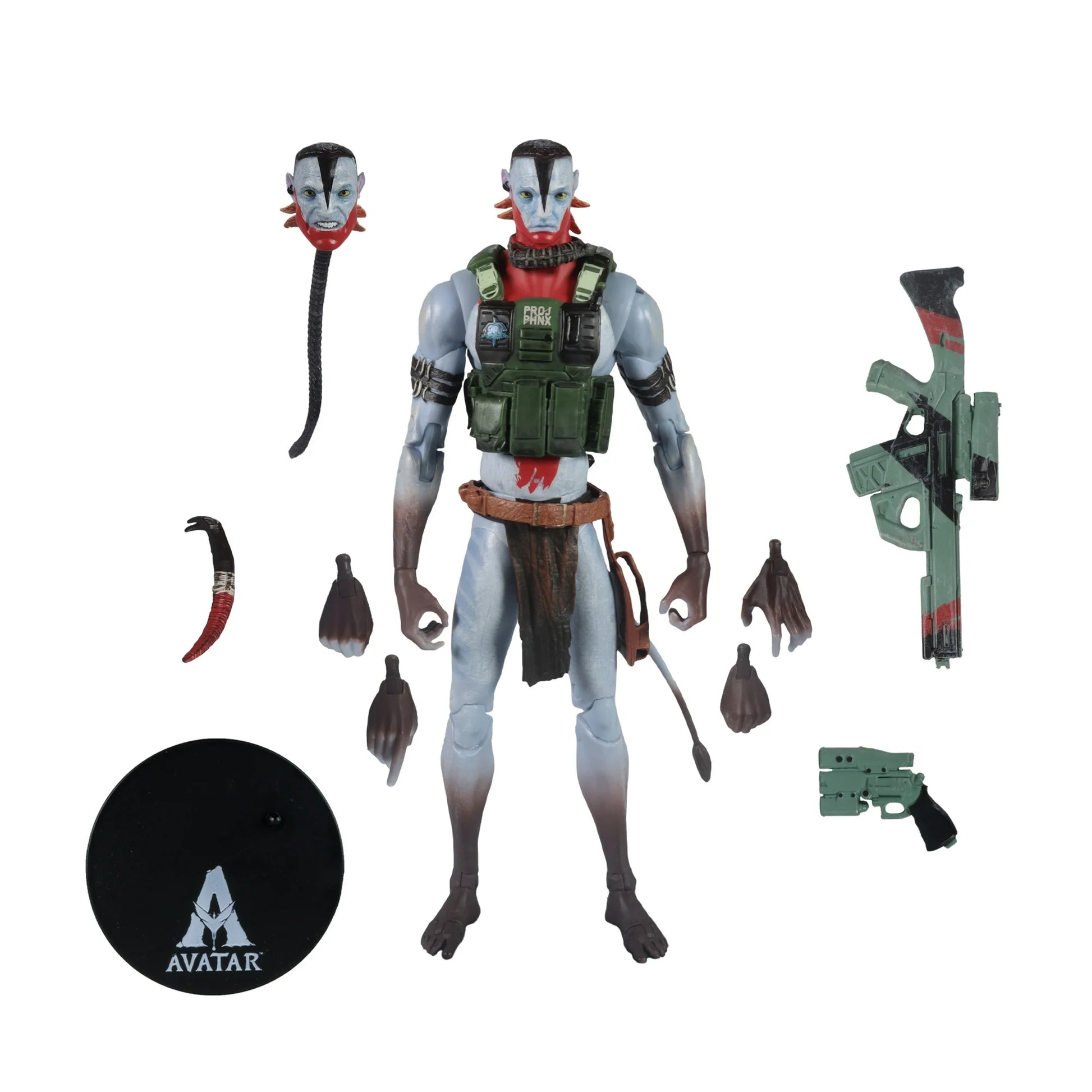 Avatar: Fire and Ash Quaritch (Ash Warrior) 7" Action Figure Collector Edition - McFarlane Toys Fashions for Home