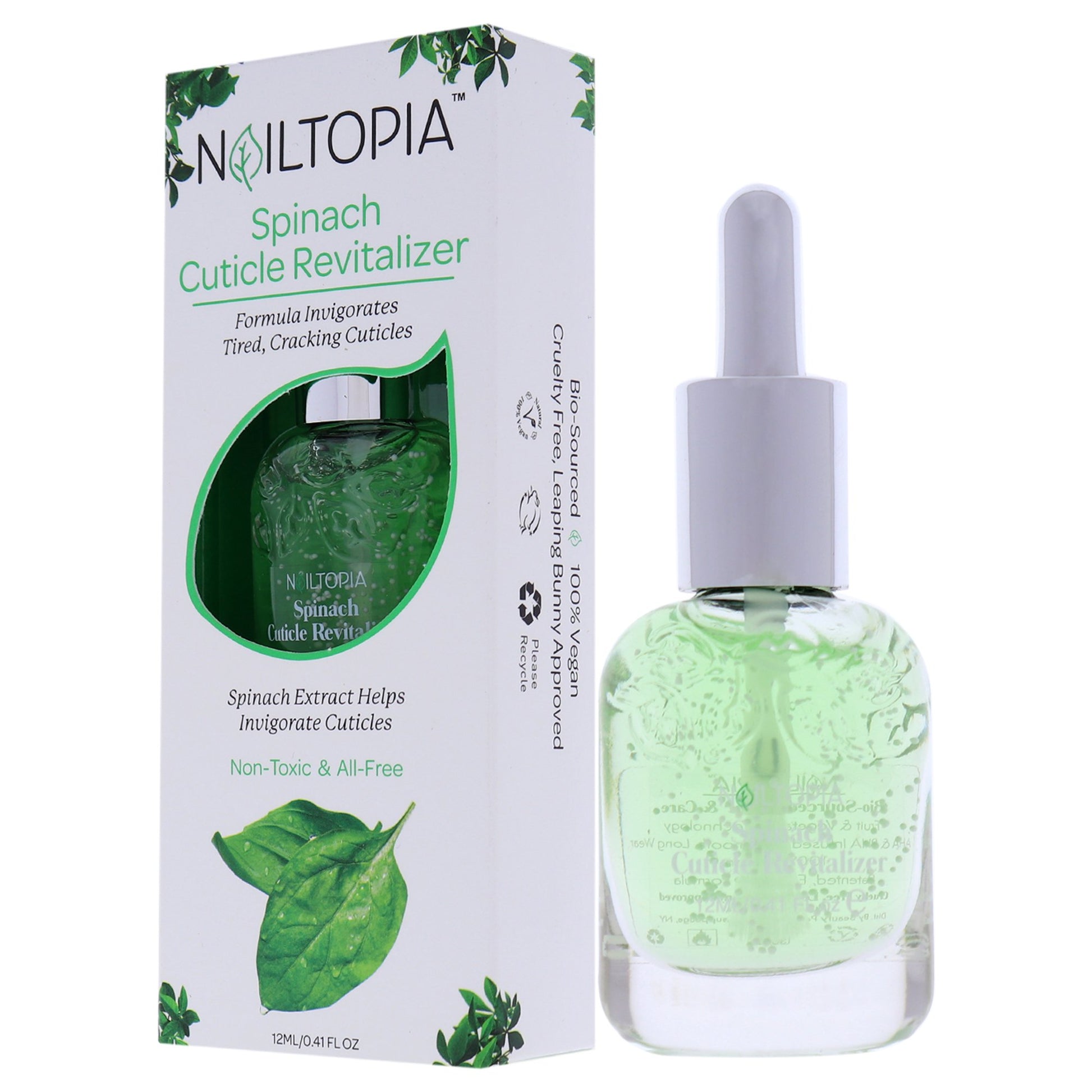 Nailtopia Cuticle Revitalizer - Spinach, 0.41 oz Nail Treatment - Fashions for Home