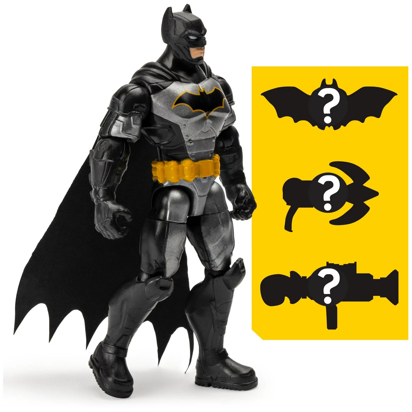Batman 4-Inch Rebirth Tactical Batman (3 Mystery Accessories  Mission 2) Fashions for Home