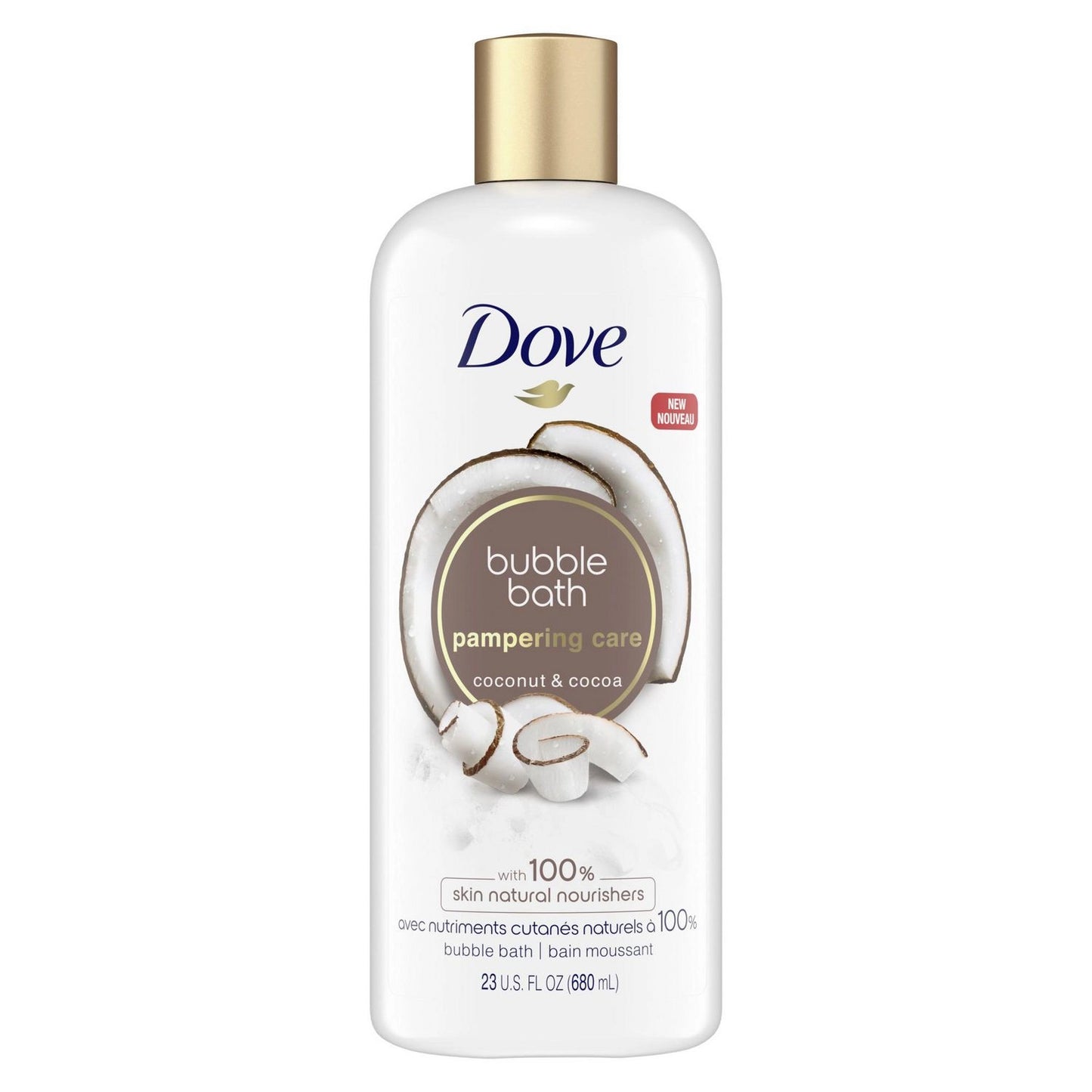 Dove Pampering Care Bubble Bath Coconut and Cocoa  23 oz
