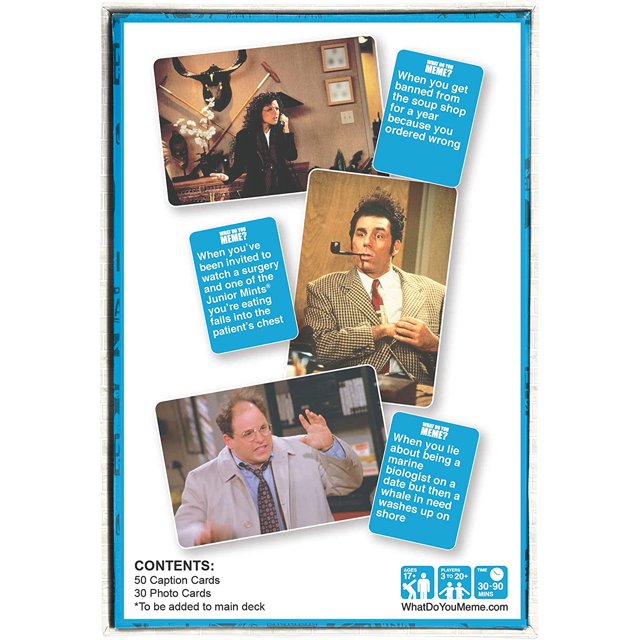 What Do You Meme? Seinfeld Expansion Pack, Multicolor
