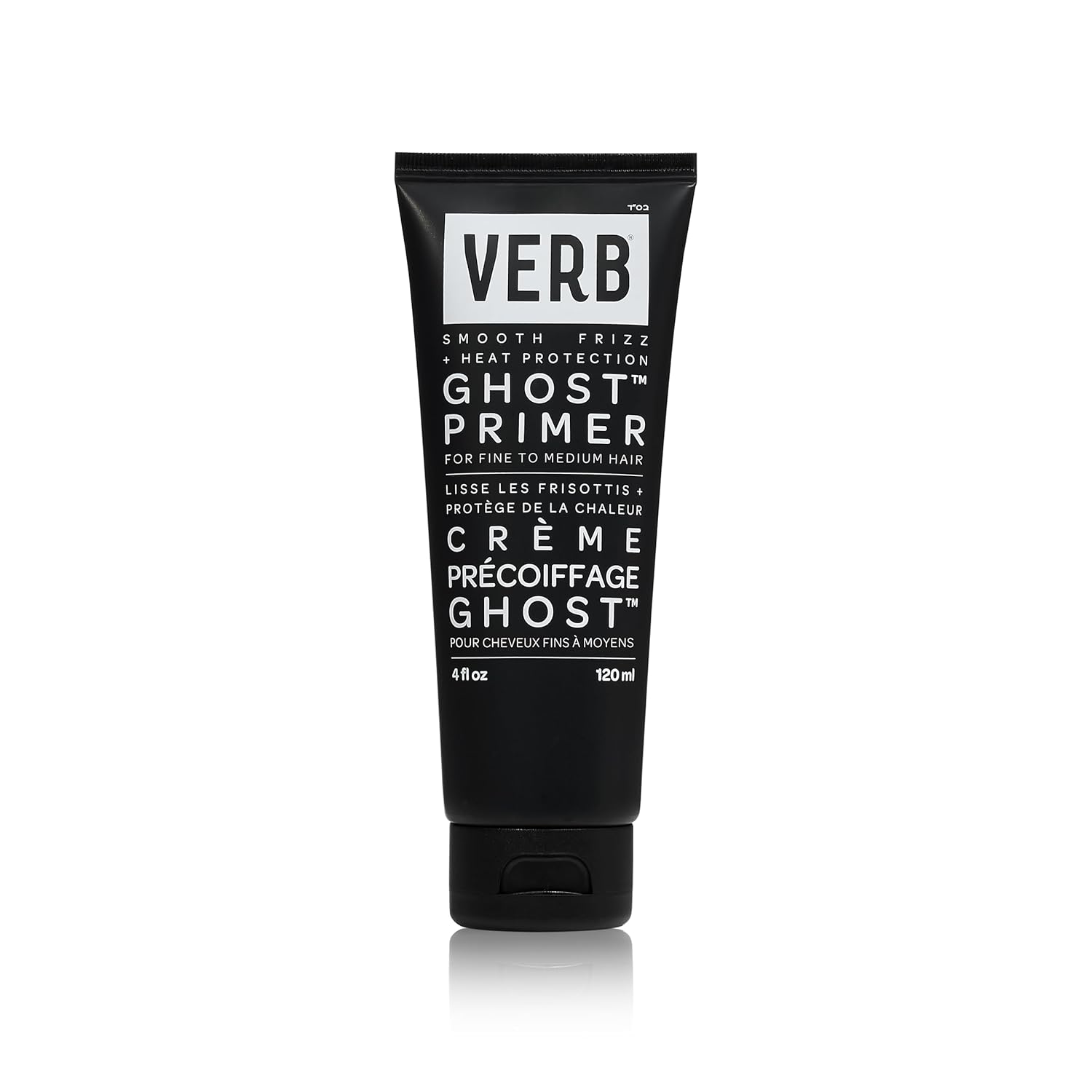 VERB Ghost Primer Heat Protectant - Infused with Morgina Oil - Frizz Control Heat Styling Cream - Vegan, No Parabens or Harmful Sulfates