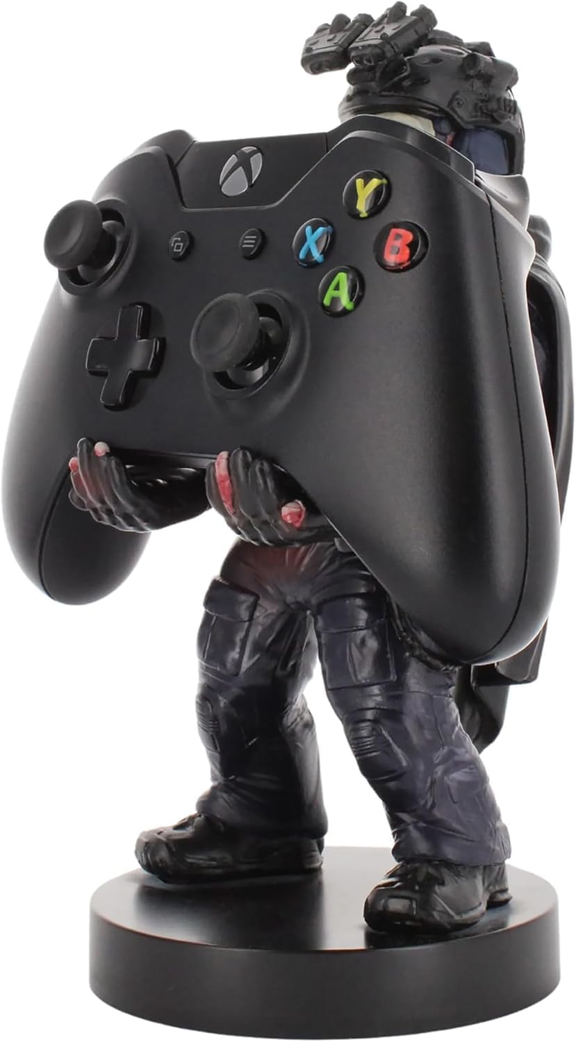 Exquisite Gaming: Call of Duty: Zombie Ghost - Cable Guys Original Controller & Phone Holder, Collectible Device Stand - Fashions for Home