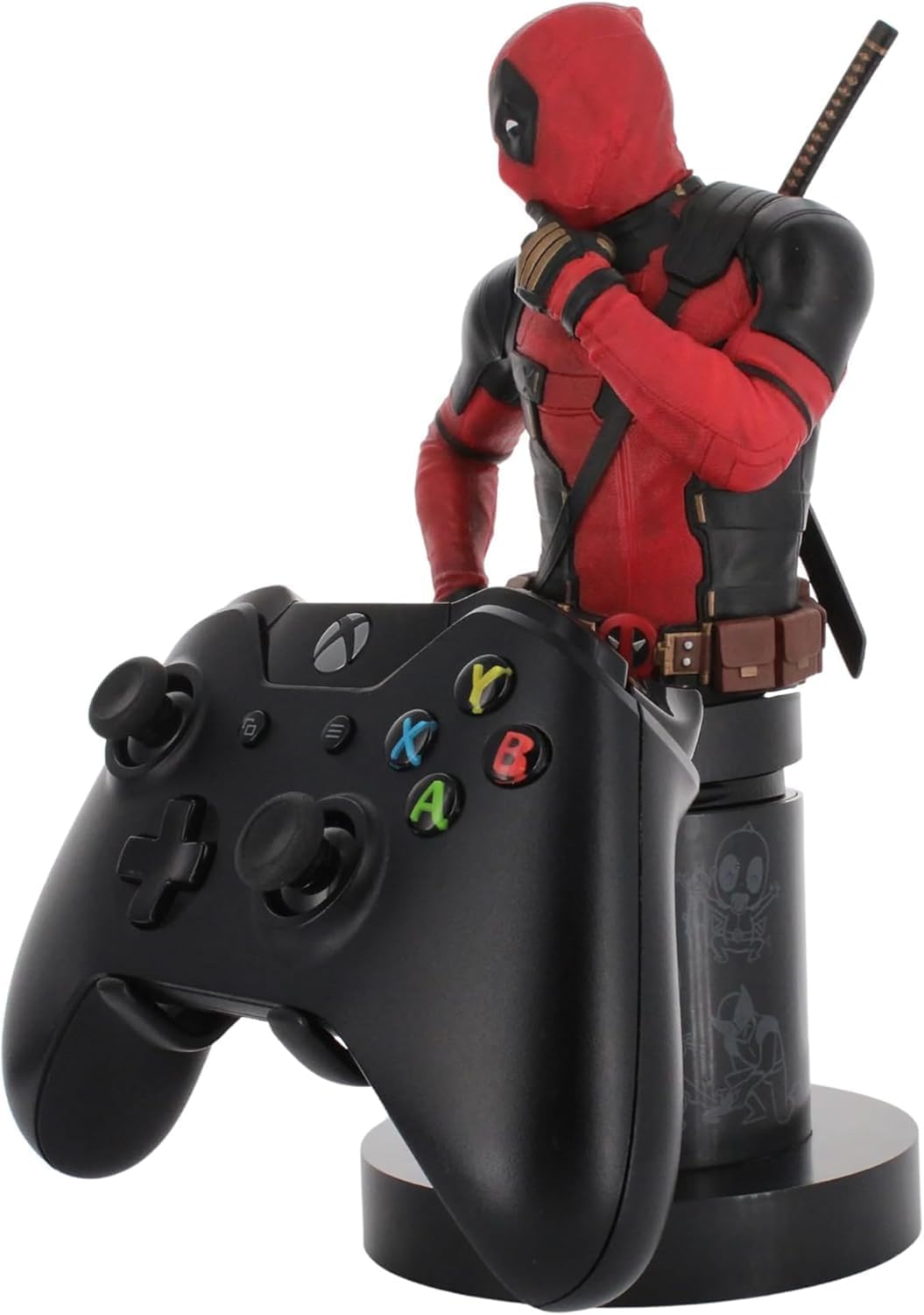 Exquisite Gaming Deadpool 3 Collectible Controller Holder and Phone Stand, Cable Guys Marvel Statue, Officially Licensed Figure