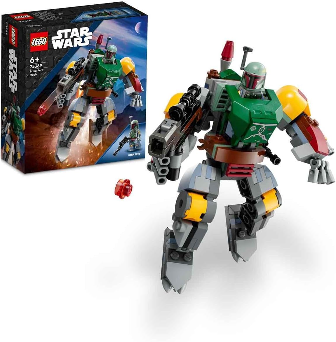 LEGO Star Wars 75369 Boba Fett Robot Buildable Figure with Blaster Tenon Launcher and Jetpack