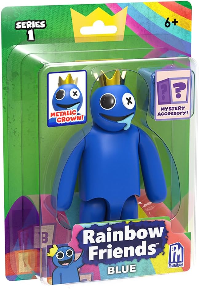 – Blue Action Figure (5" Tall Posable Figure, Series 1)