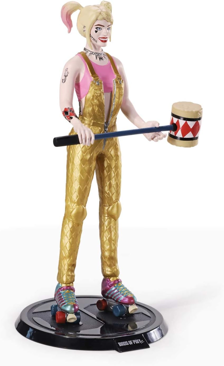 BendyFigs DC Movies Harley Quinn BOP with Mallet
