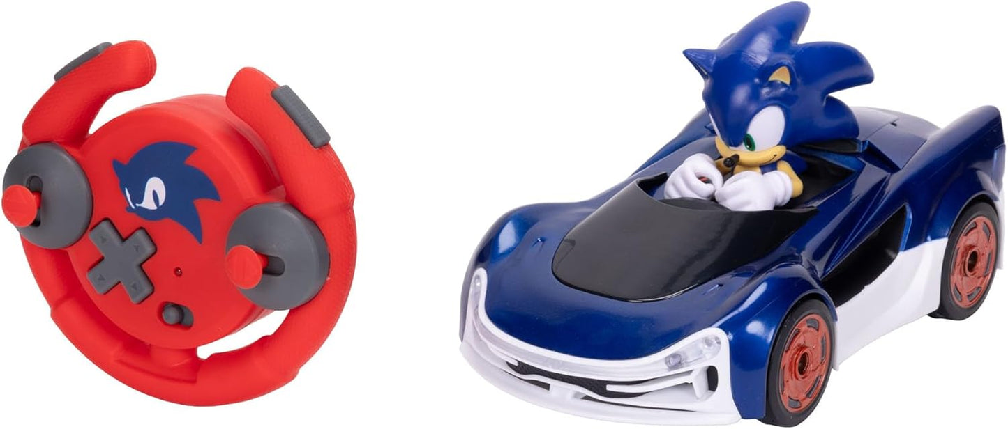 Sonic The Hedgehog - JAKKS Pacific - Sonic Drift RC Vehicle with Light Effects Fashions for Home