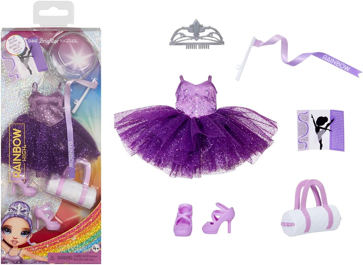 Rainbow High Fashion Pack, Assorted Pack Includes 1 Random Outfit w/Shoes, Jewelry and Play Accessories. Which Outfit Will You Get? Mix & Match to Create Tons of Fun Looks. Kids Toy Gift Ages 4-12
