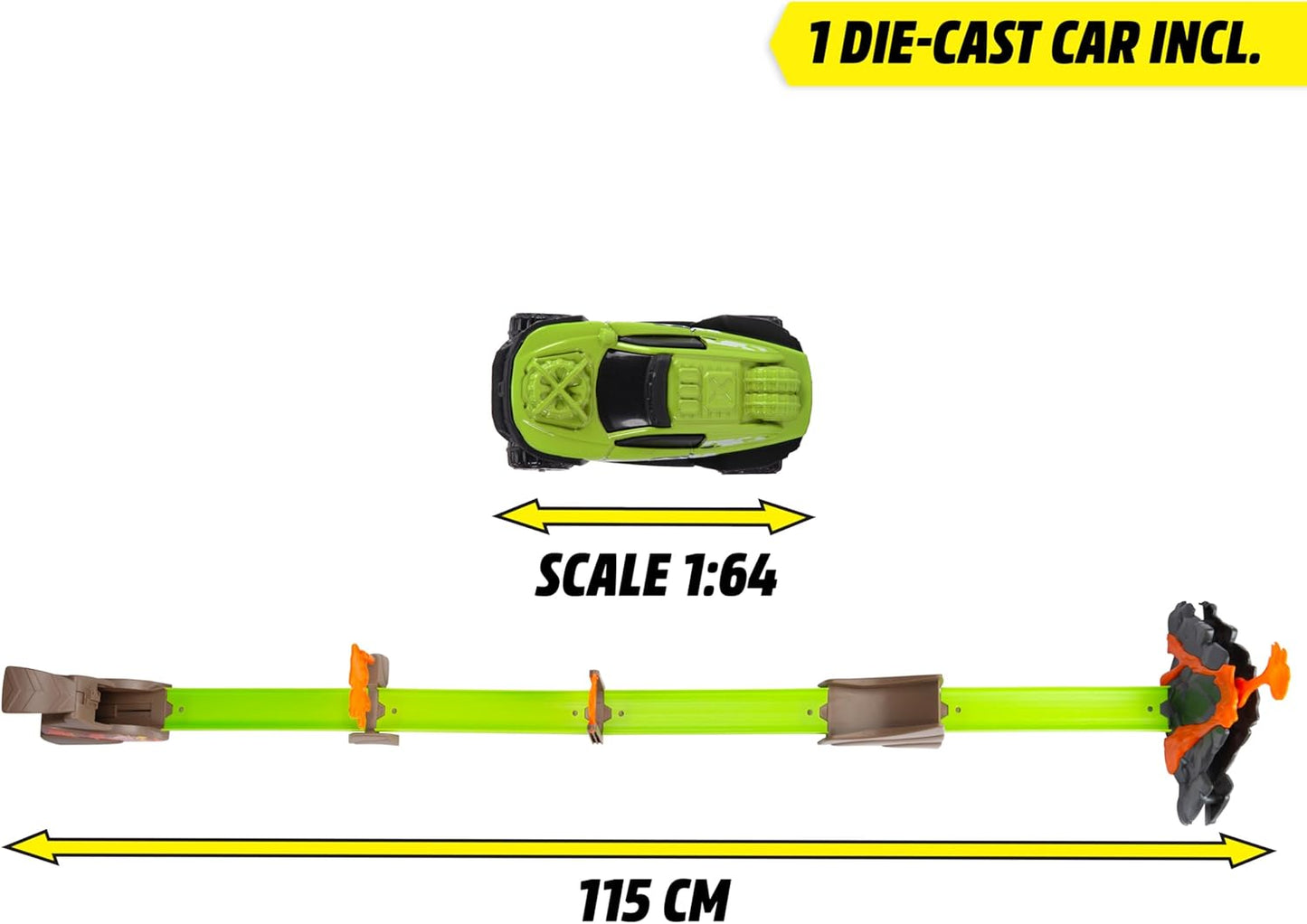 Dickie Toys Volcano Launcher Track Set