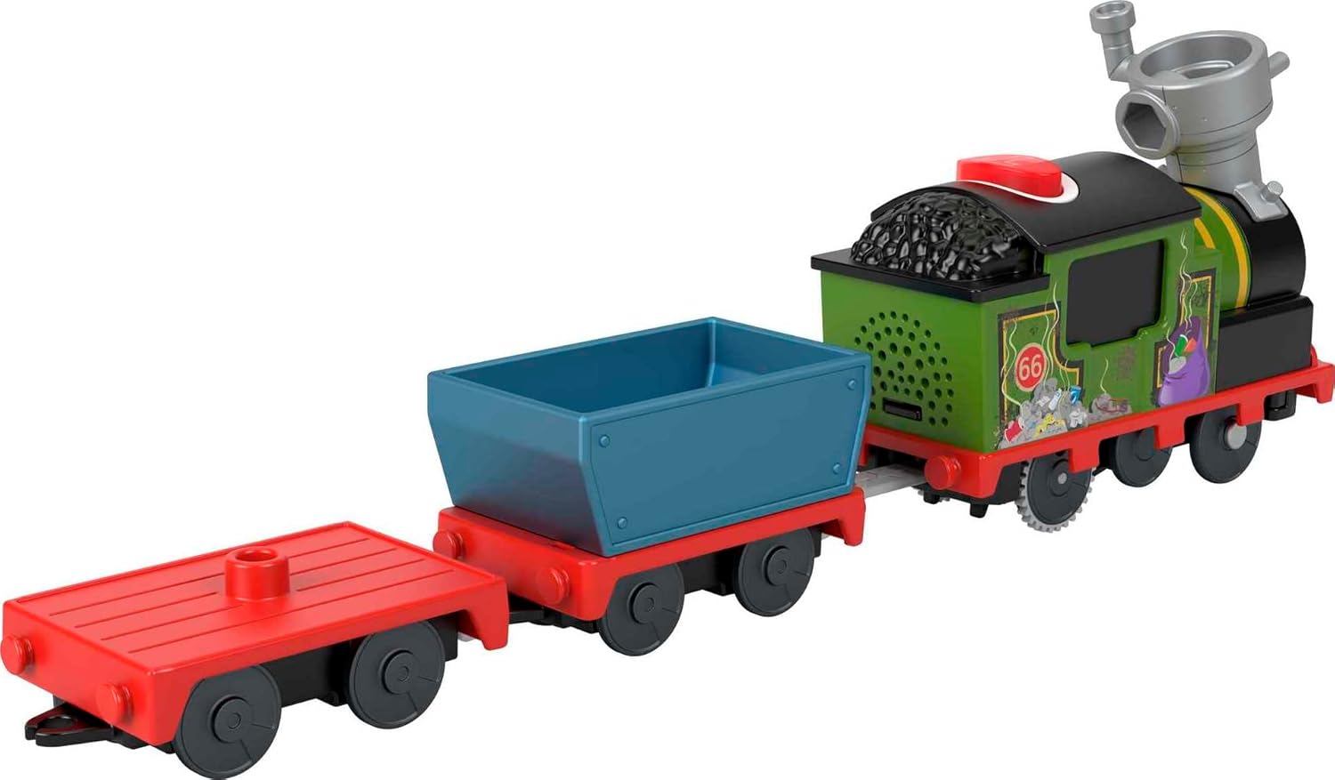 Thomas & Friends Motorized Toy Train Talking Whiff Engine with Sounds Phrases & Cargo Car for Preschool Pretend Play Kids Ages 3+ Years