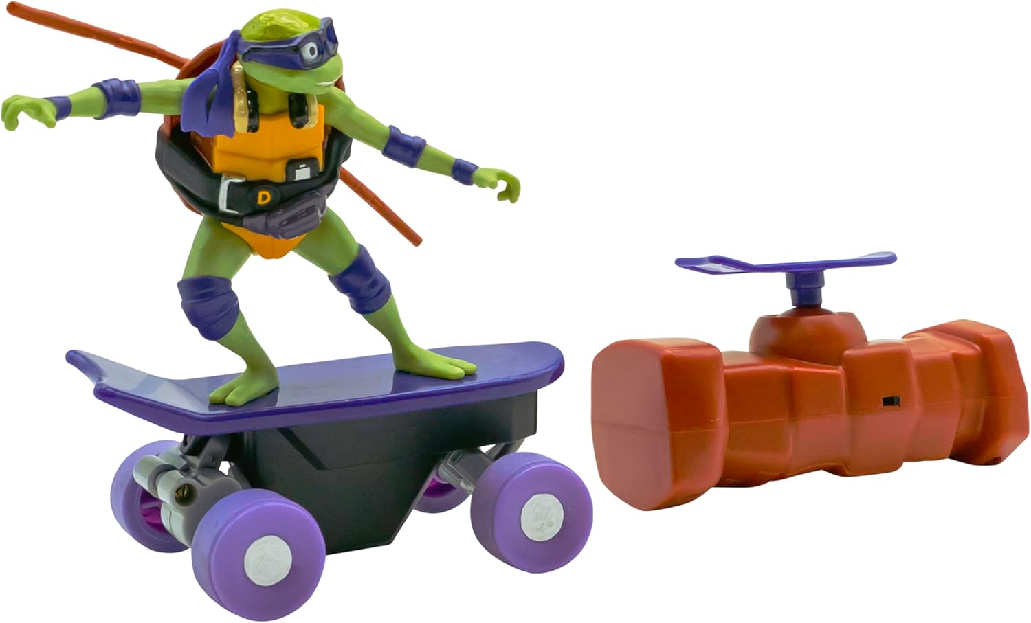 Teenage Mutant Ninja Turtles Toy, Donatello Half Pipe RC Skate Vehicle, Mutant Mayhem Remote Control TMNT Toy for Kids, Ages 3+ - Fashions for Home