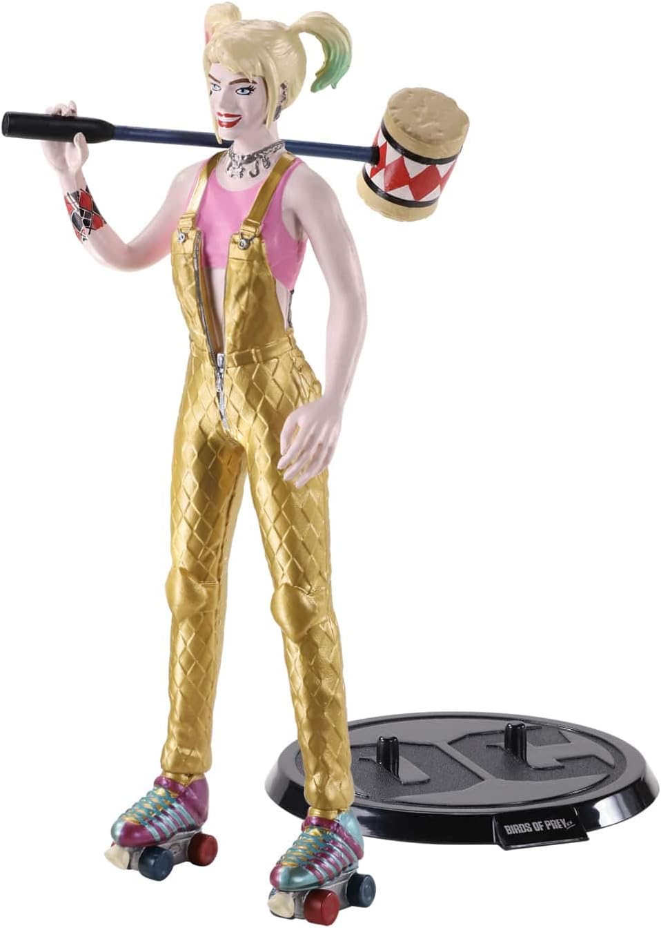 BendyFigs DC Movies Harley Quinn BOP with Mallet